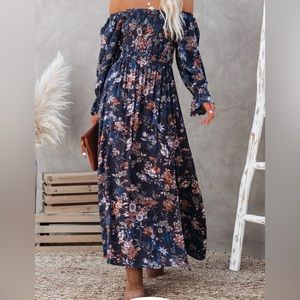 VICI Hayes floral off the shoulder maxi dress